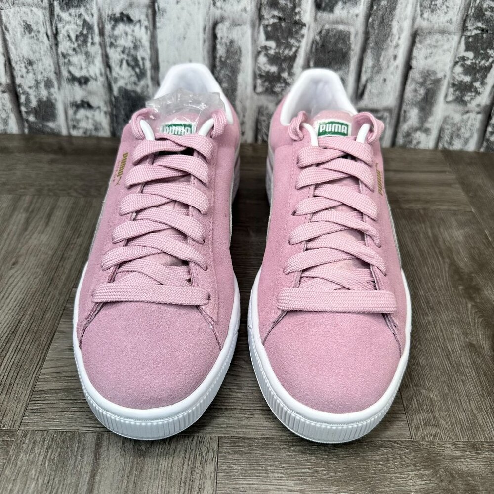 🌟🌟NIB AWESOME🌟🌟Puma Suede Classic XXI Jr Youth size 6.5y/Women size 8 Pink - Picture 4 of 9